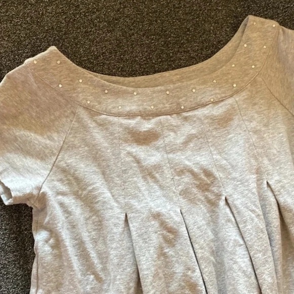 Monnalisa crystal decorate girl dress size 10-12​​
Elegant Gray Short Sleeve​ - Picture 2 of 4